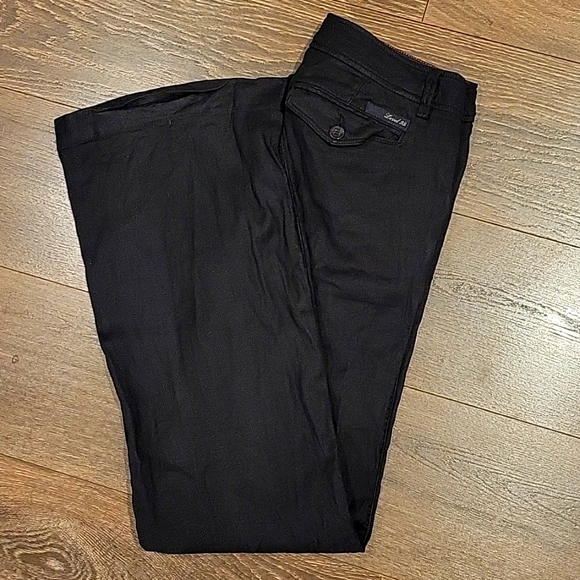 LEVEL 99 ANTHROPOLOGIE LINEN BLEND WIDE LEG SAILOR STYLE PANTS, 4 (27) - Picture 4 of 4